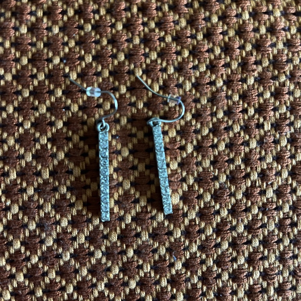 Silver earrings